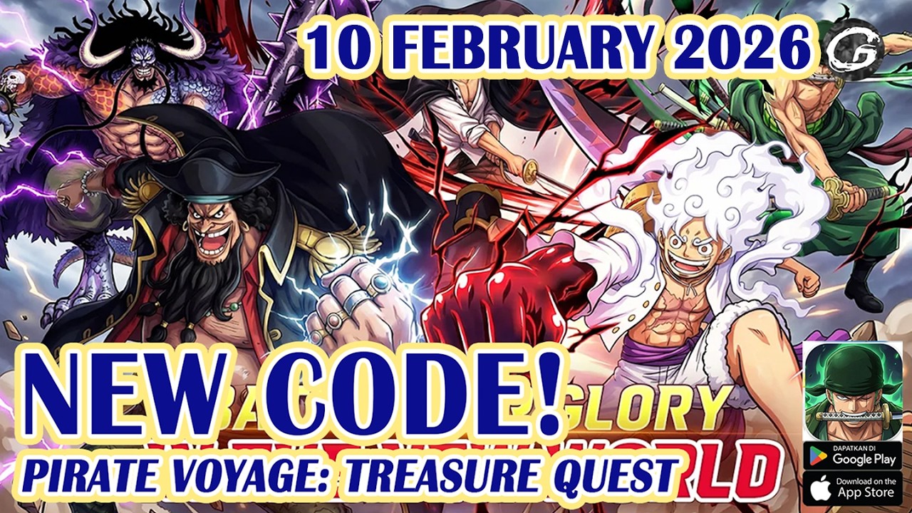 🎁 NEW CODE Pirate Voyage: Treasure Quest Giftcodes & Redeem 10 February 2026 - Mobile Game (Android)