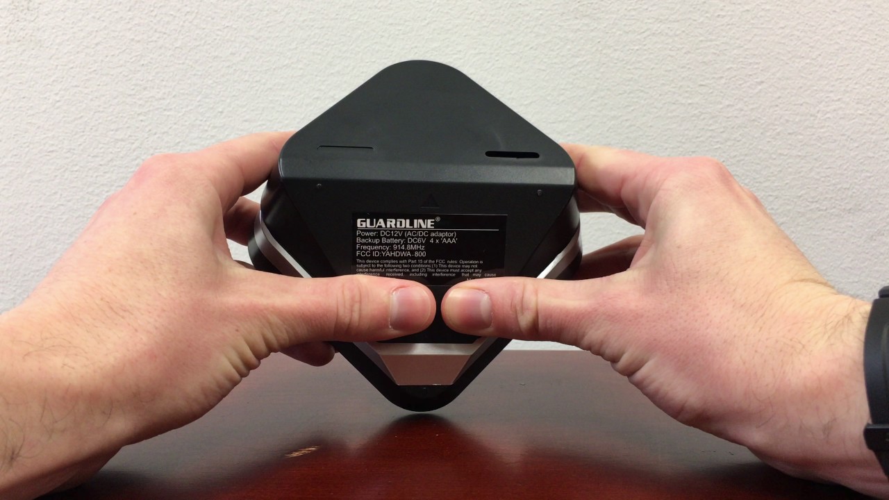 How to Remove the Guardline Receiver's Battery Cover - Tutorial