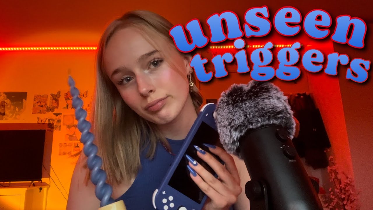 ASMR candle tapping, spit painting, mic brushing and fabric scratching | custom for steven !!