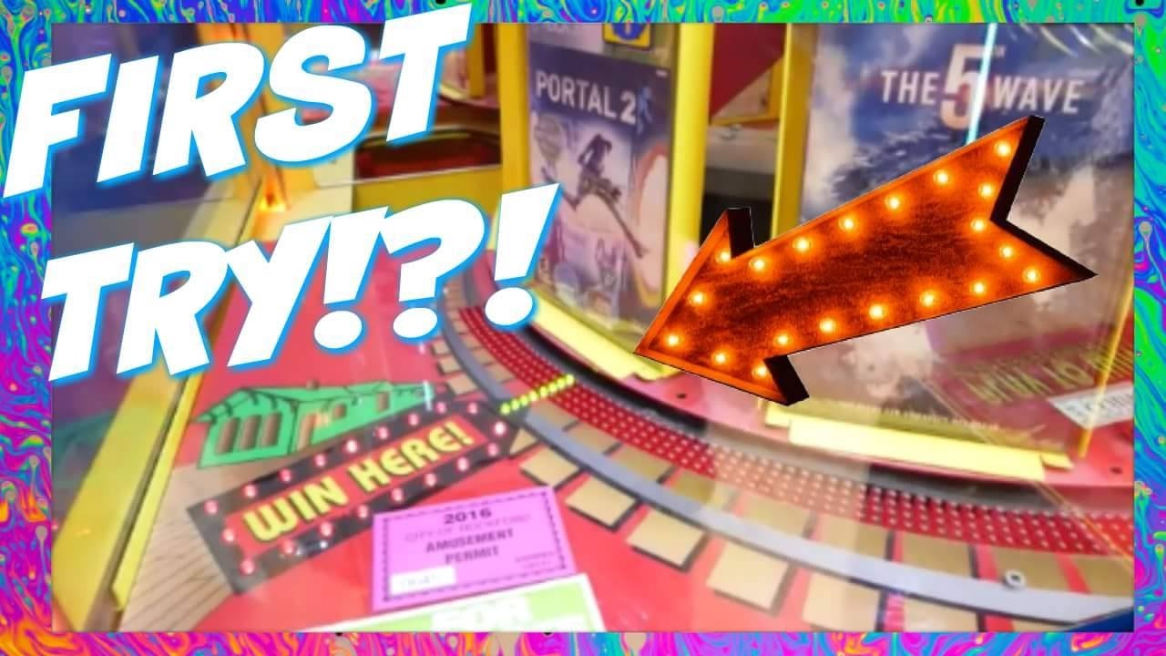 Movie Stop First Try Video Game Win?! Walmart Claw Machine Wins Arcadejackpotpro