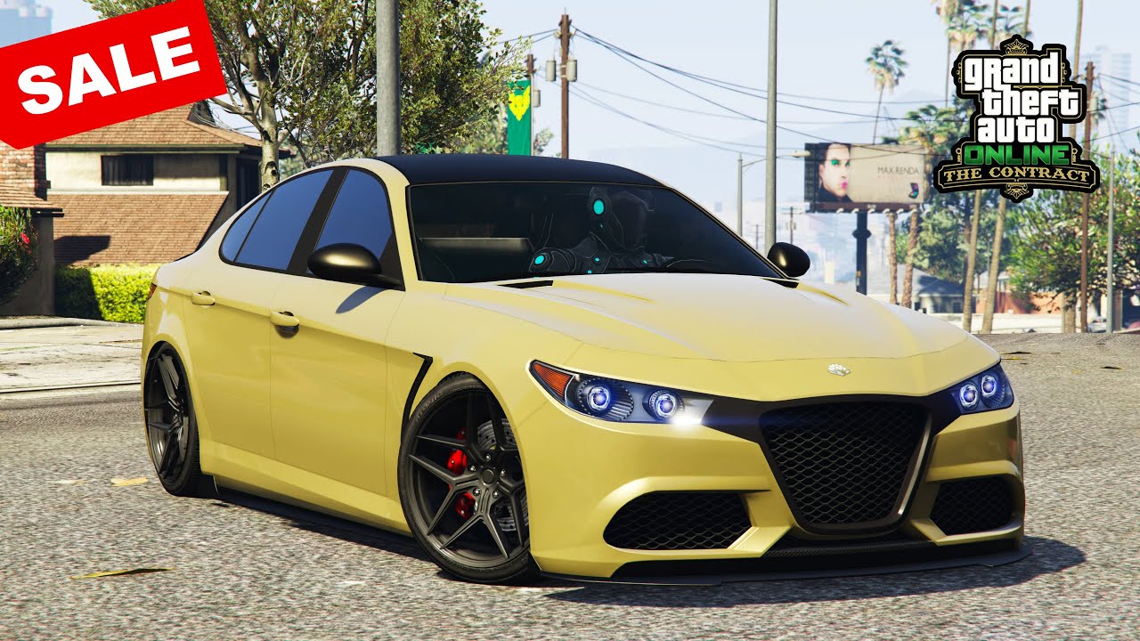 Komoda Clean Customization & Review in GTA 5 Online | SALE | Alfa Romeo Giulia Quadrifoglio | Brutal