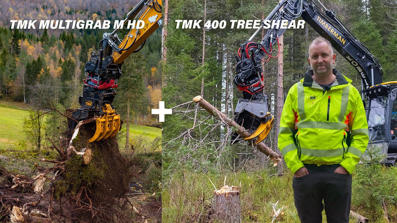 Комбинация MultiGrab M HD + ножницы для обрезки деревьев TMK 400 = Эффективная расчистка территор...