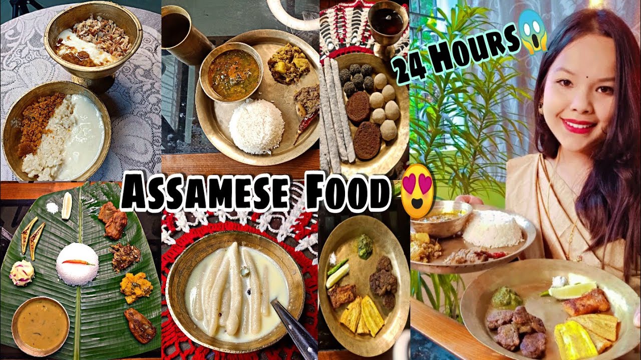 I only ate ASSAMESE FOOD for 24 Hours || Food Challenge || Assamese Food Recipes