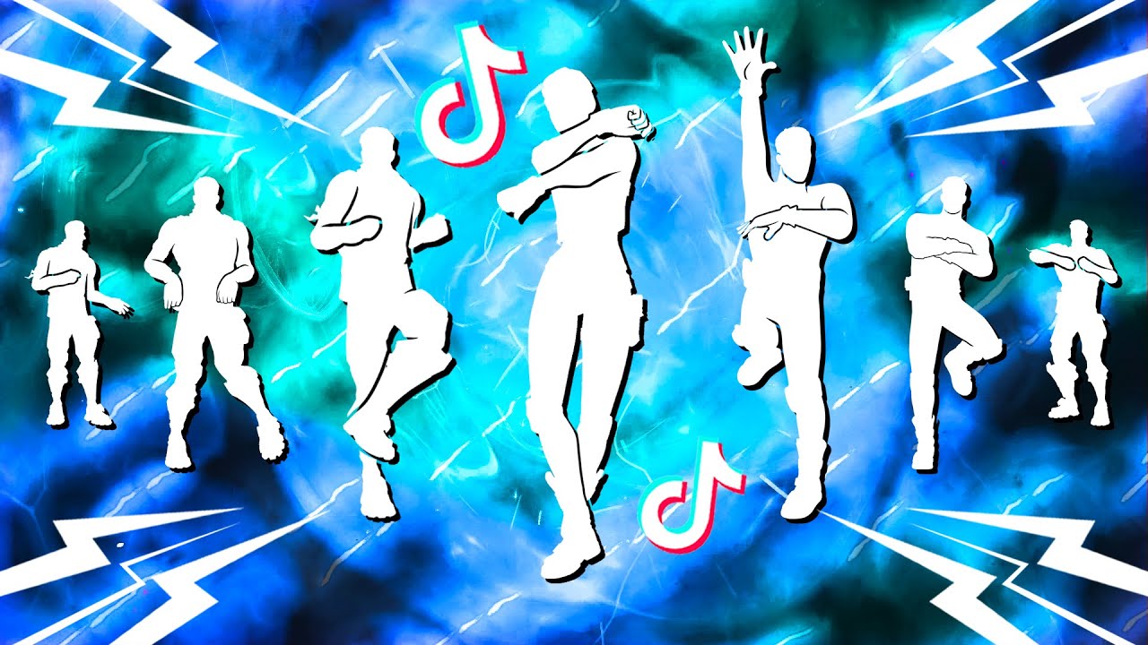 😎 ALL POPULAR TIKTOK DANCES & EMOTES IN FORTNITE! (Jump, Mona Lisa, Chicken Wing It)