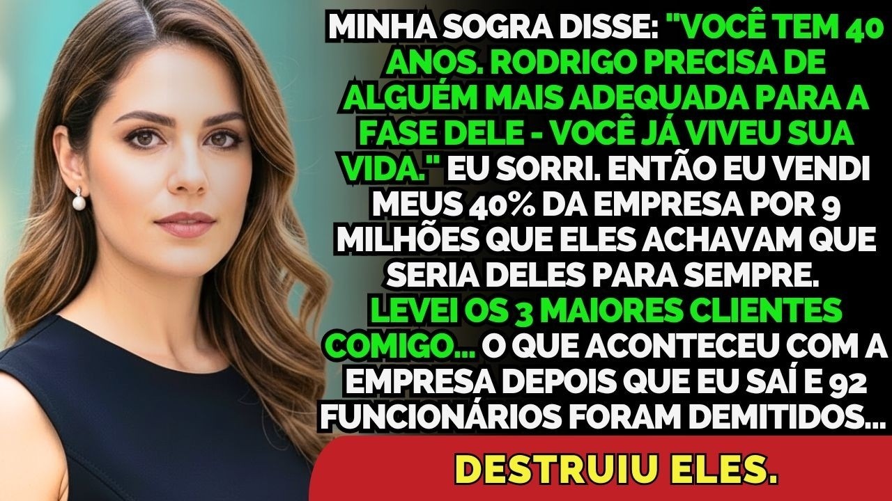 Ela Disse_ _Você Já Viveu Sua Vida. Deixe Meu Filho Seguir O Caminho Dele._ Eu Sorri... E Quando