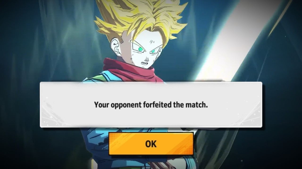 Stop forfeiting to ULTRA Trunks on Dragon Ball Legends...