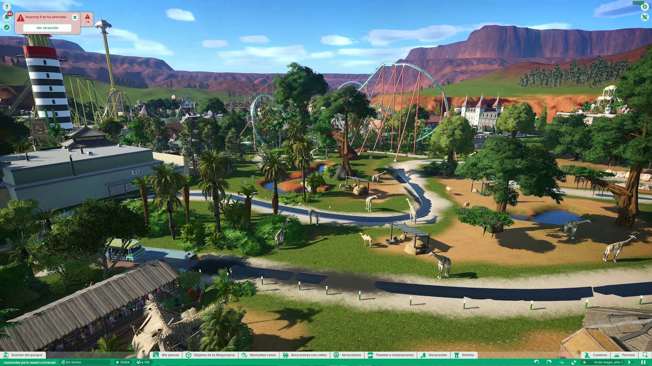 Planet Coaster | Grabado con GeForce