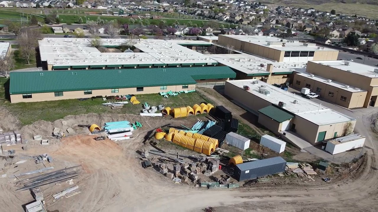 Payson High School Drone Flyover April 2025