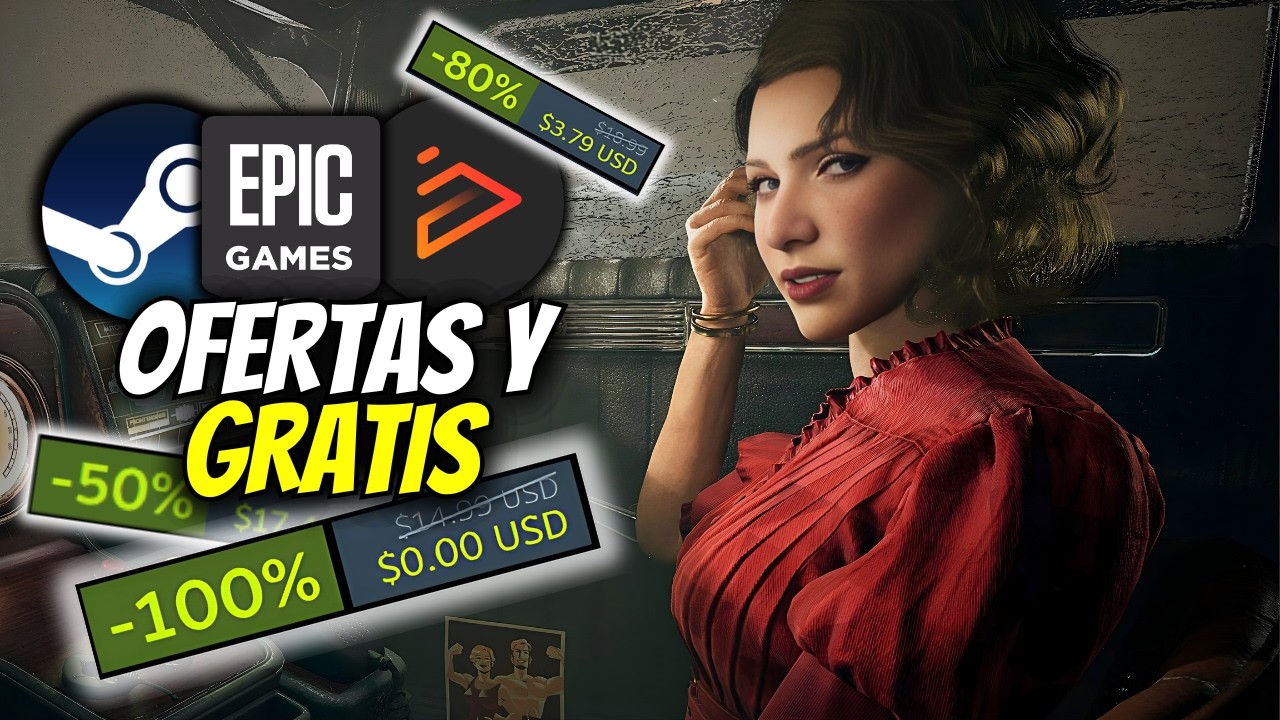 7 JUEGOS GRATIS DE STEAM Y EPIC GAMES + OFERTAS INSTANT GAMING