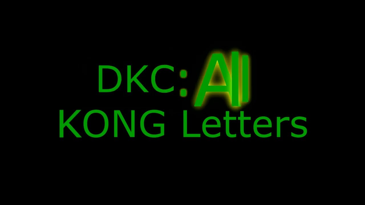 DKC: All KONG Letters