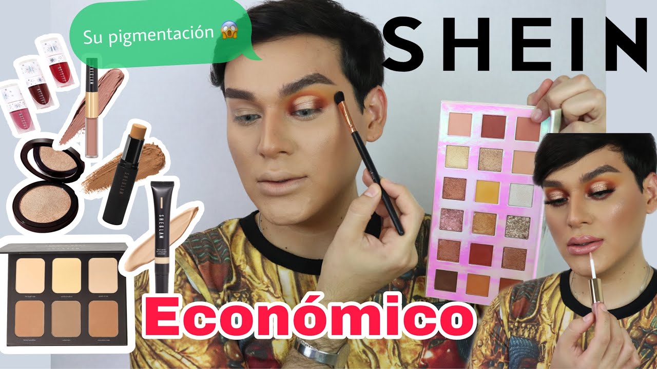 MAQUILLAJE DE SHEIN, SHEGLAM . reseña honesta/ me gustan los productos?🤦🏼‍♂️