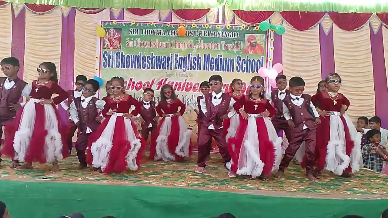School anniversary dance performance 
