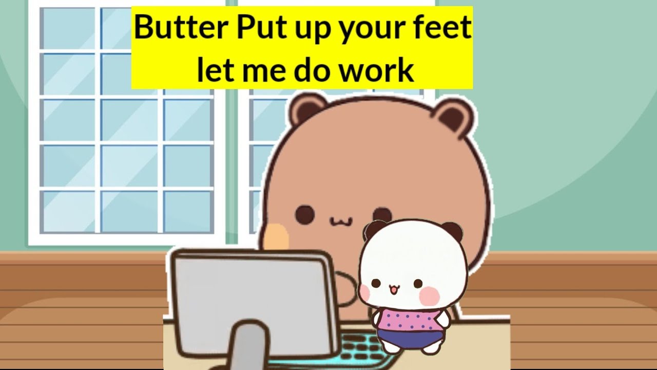 Butter Pressed keyboard with feet & Disturbed her Dadyy | Bubu Dudu stories