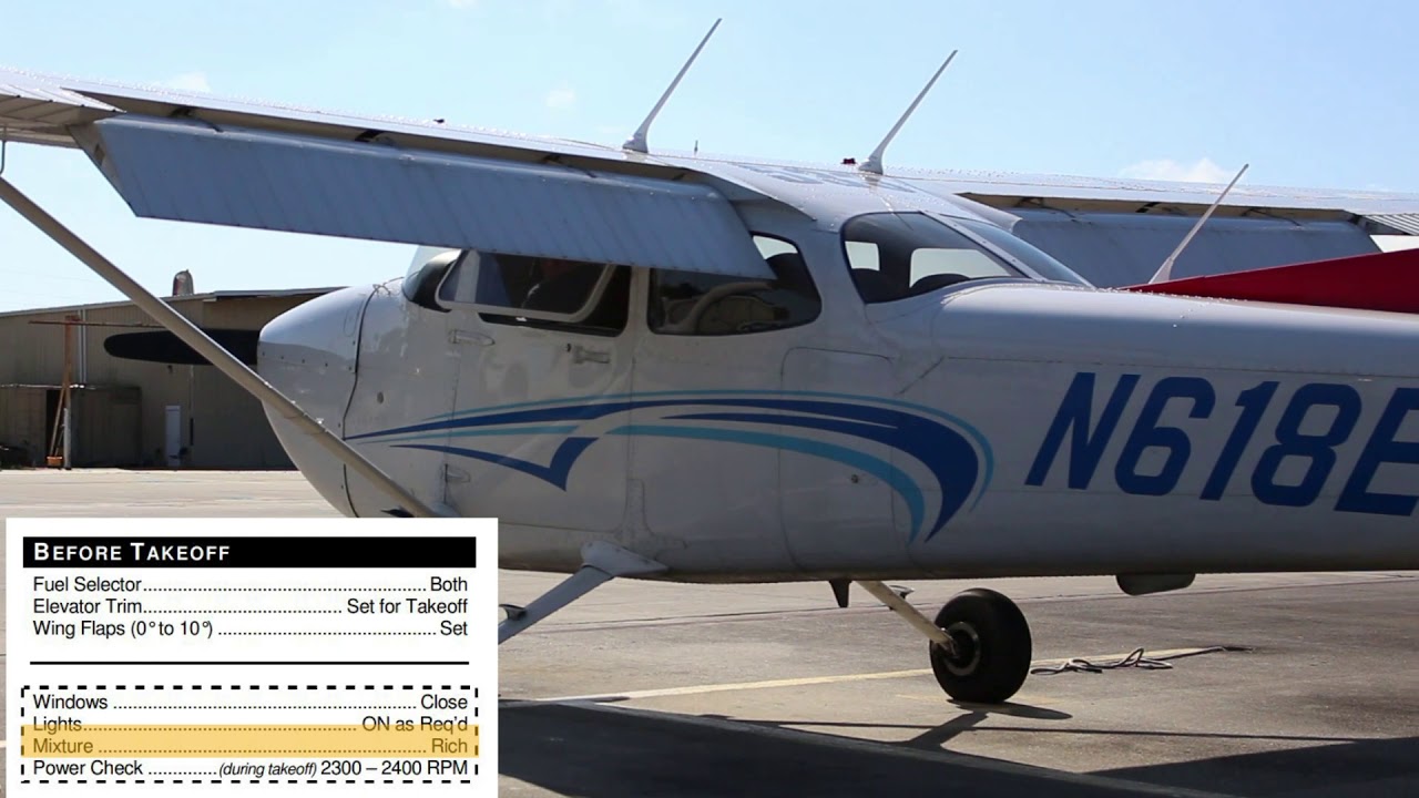 Before Takeoff and Climb Checklist | Epic Flight Academy