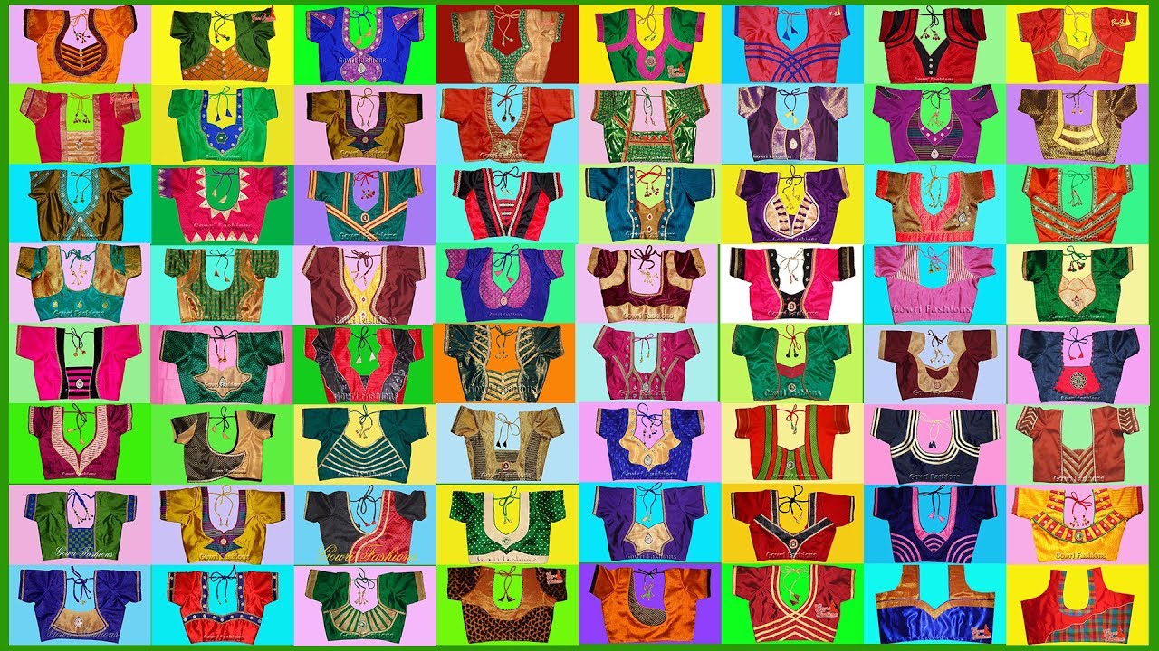 60+ Stylish and Designer Blouse Back Neck Designs 2020 Part 3