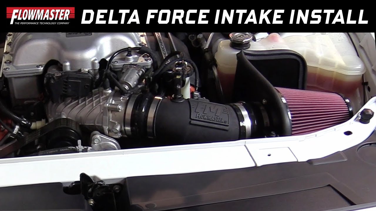 2015-16 Challenger, Charger SRT Hellcat 6.2L - Впускной коллектор холодного воздуха Delta Force 6...