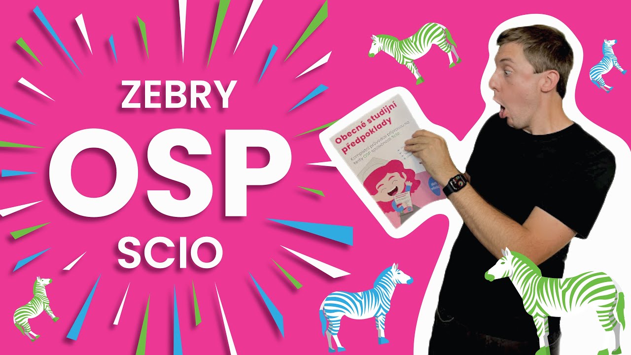 Jak řešit zebry ve Scio testech OSP a TSP od Muni 2025 | oScio.cz