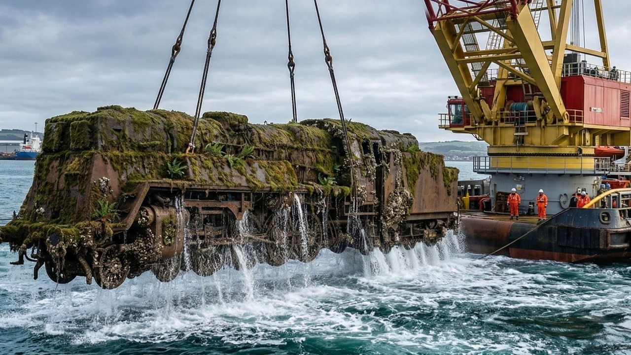The Most Unreal ASMR Rebuild: Salvaging, and Restoring the 80-Year Hidden Nazi Gold Train