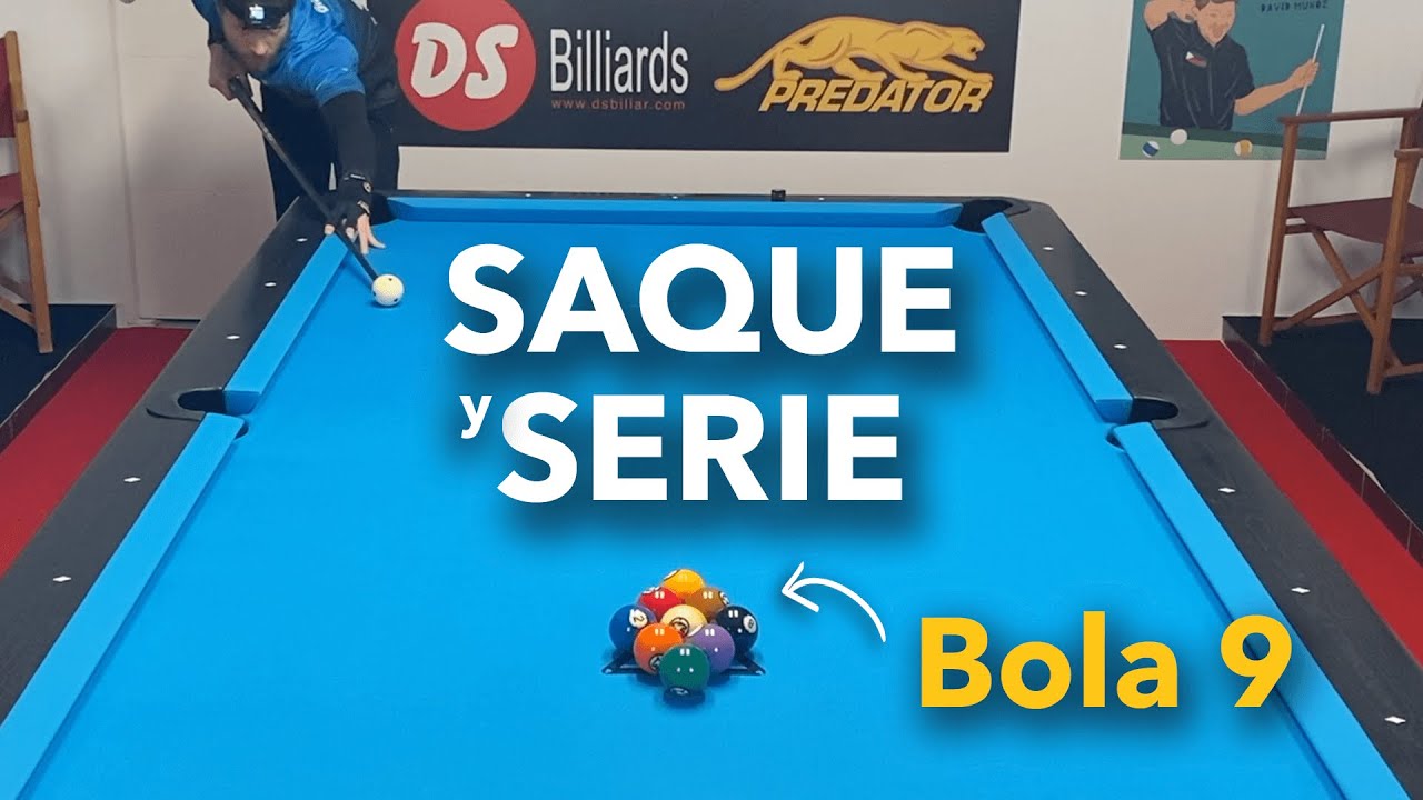 Cómo hacer SAQUE y SERIE en BOLA 9 | The Billartist