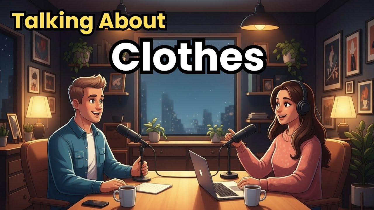 How to Talk About Clothes in English | English Speaking Practice.