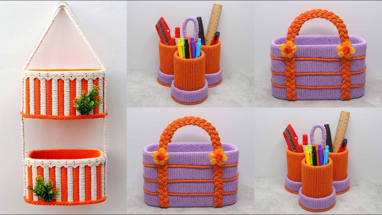 3 Waste Material Craft Ideas | Bottle Crafts | Cara Membuat Wadah Serbaguna Menggunakan Barang Bekas