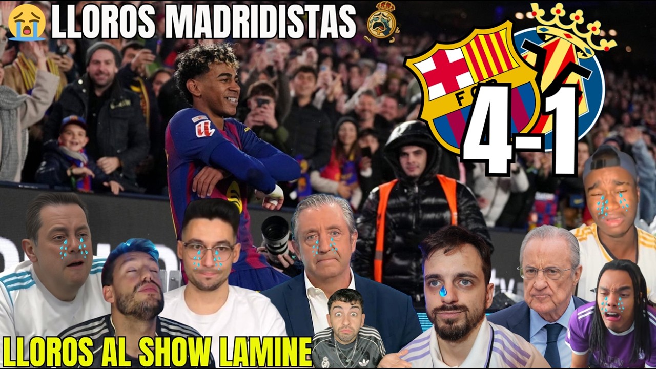 TODOS LOS MEJORES LLOROS MADRIDISTAS AL SHOW DE LAMINE YAMAL y SU HAT TRICK