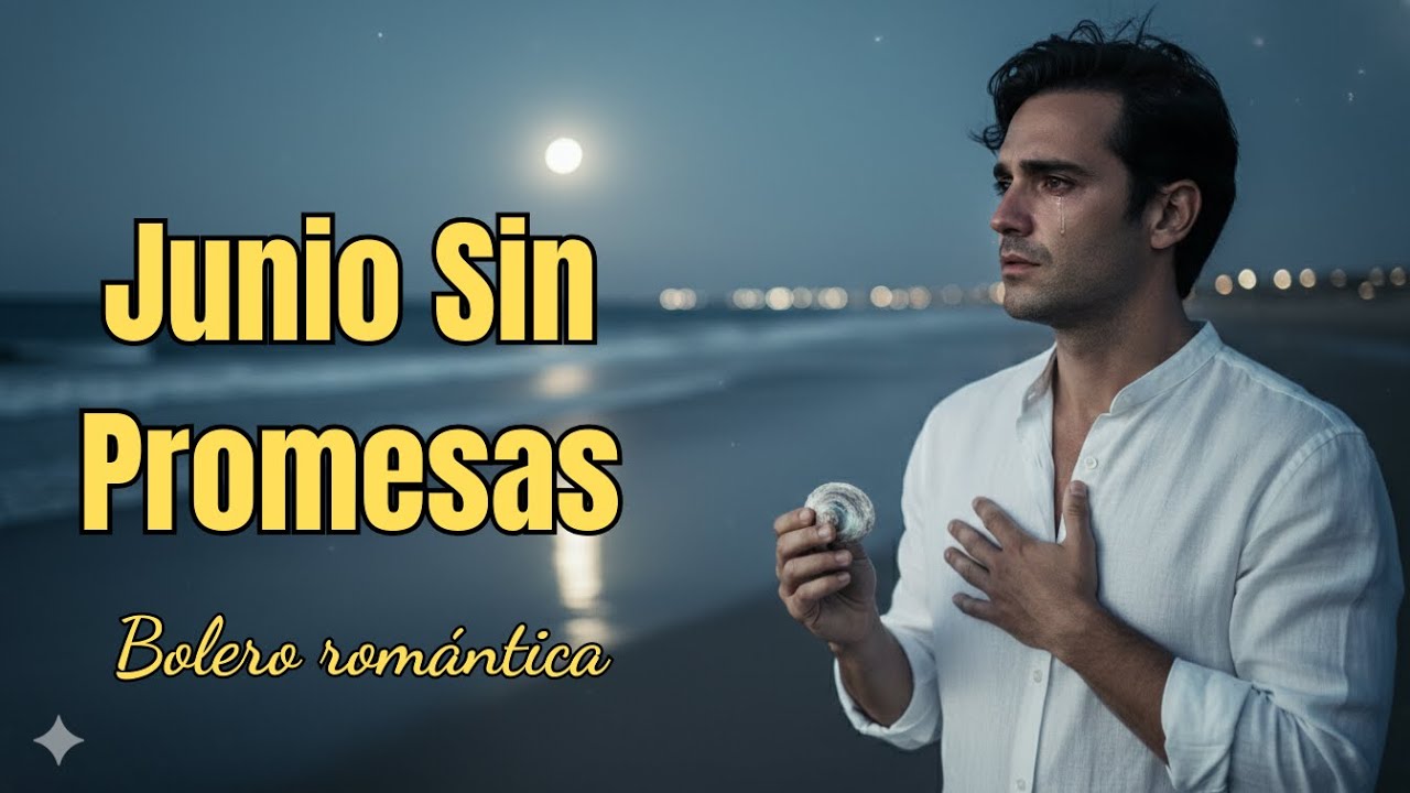JUNIO SIN PROMESAS | Bolero Romántico | Canción de Desamor | Voz Masculina #bolero #musica #desamor