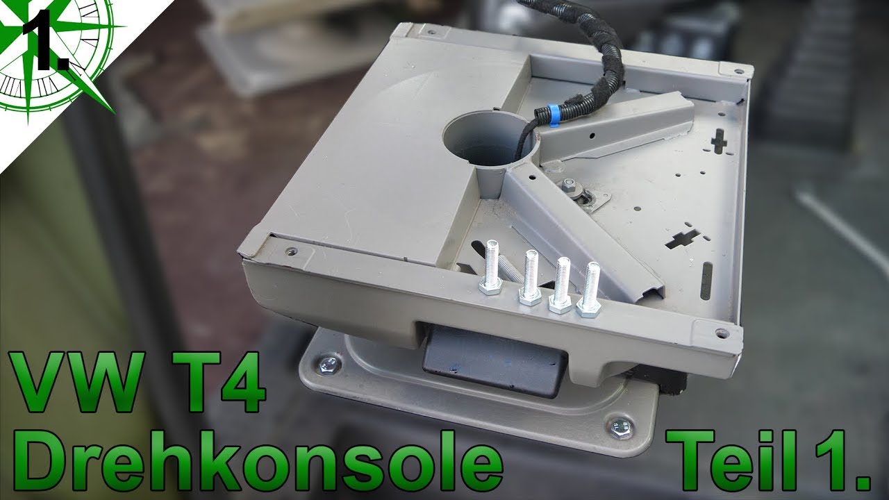 VW T4 Drehkonsole einbauen Teil 1 | vom VW T4 Syncro Transporter zum Camper | # 1.