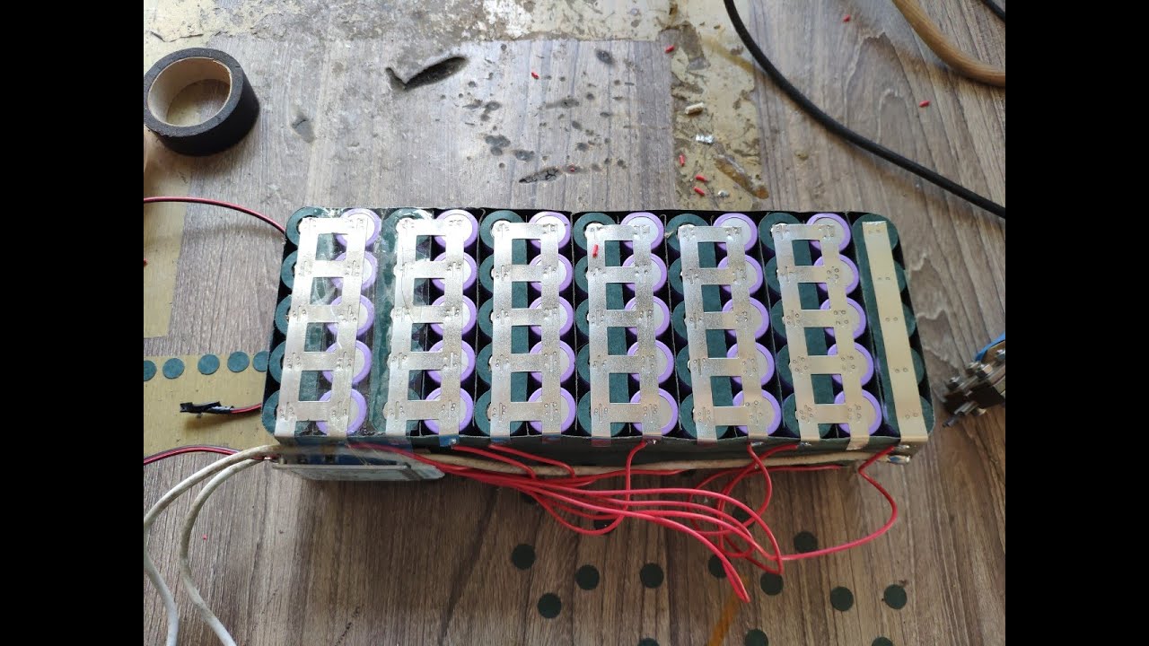 Đóng Pin 48V 10Ah & Test Xe Điện