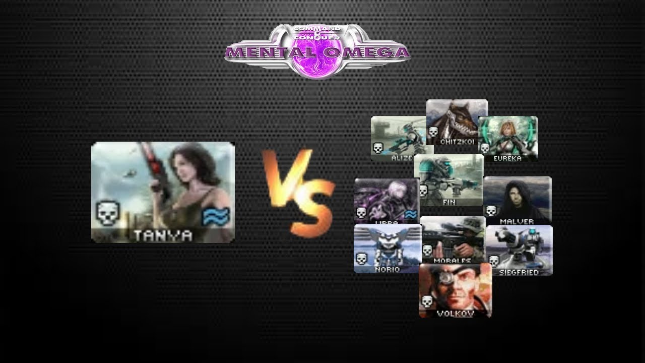 Mental Omega Tanya vs All Commandos
