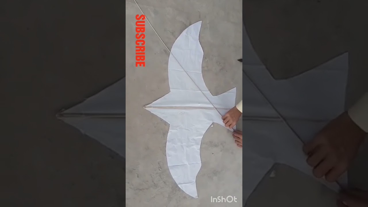 Fancy Bird Kite Making #shorts #eaglekite