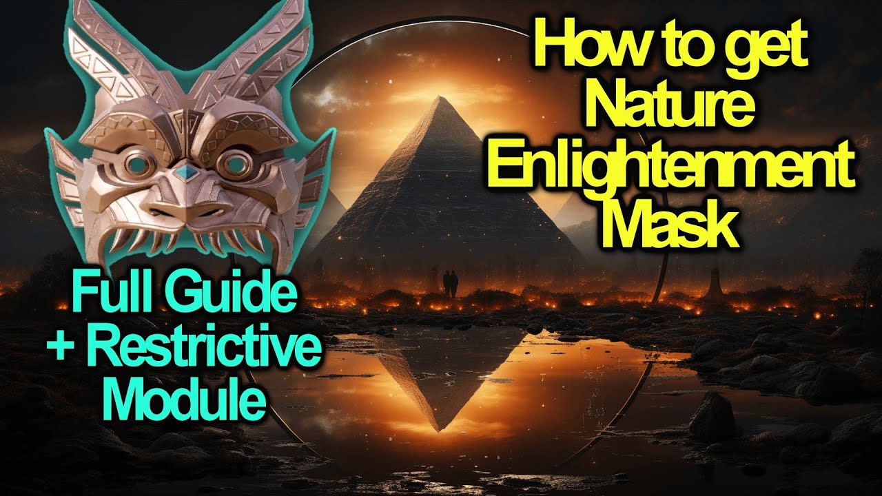 How to get Nature Enlightenment Mask and Restrictive Module | Full Guide All Parts | Moss Polymer