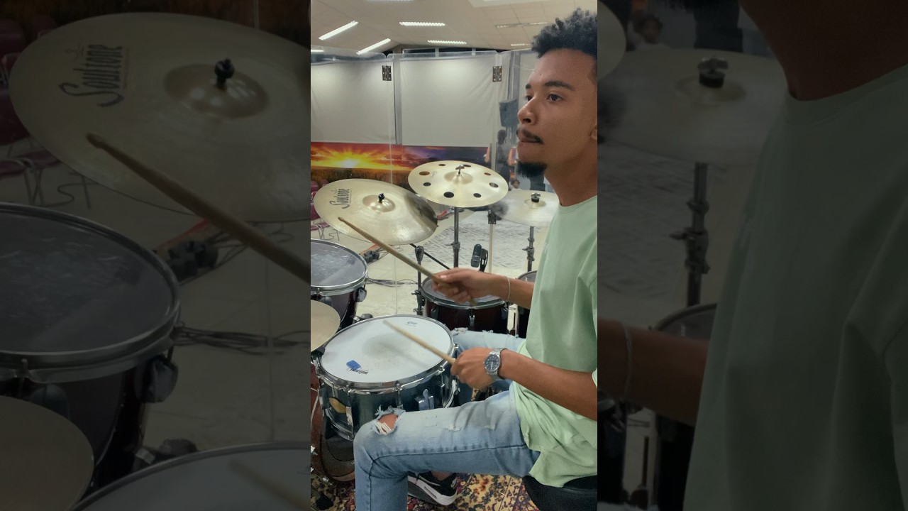 🔥GABRIEL TX: GROOVE NO FINAL CULTO&hellip; #gospelchops #drums