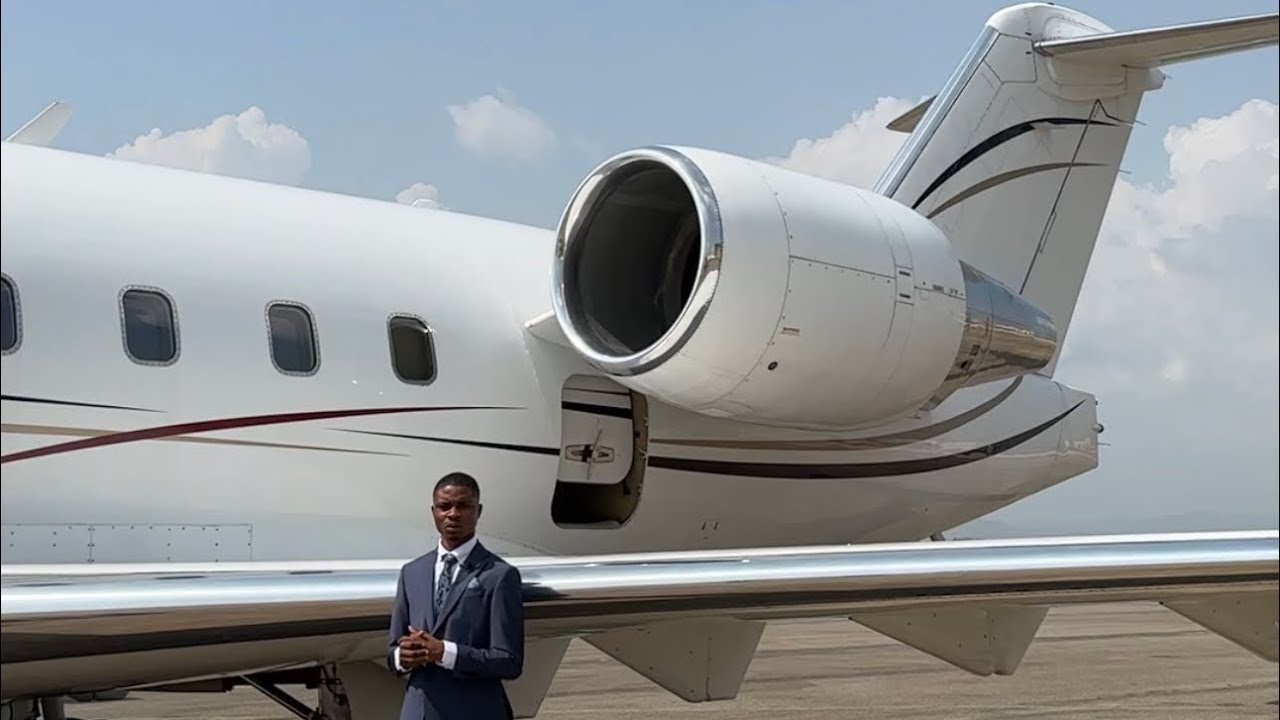 Bombardier Challenger 601 за 7/8 миллионов долларов. Роскошный частный самолет, рекламируемый Оло...