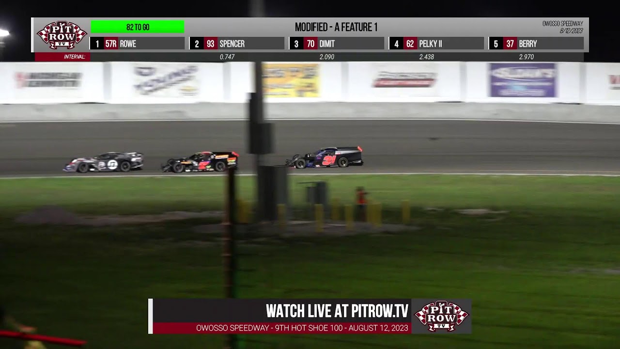 PitRow.tv FREE Preview | Owosso Speedway - Hot Shoe 100 - August 12, 2023