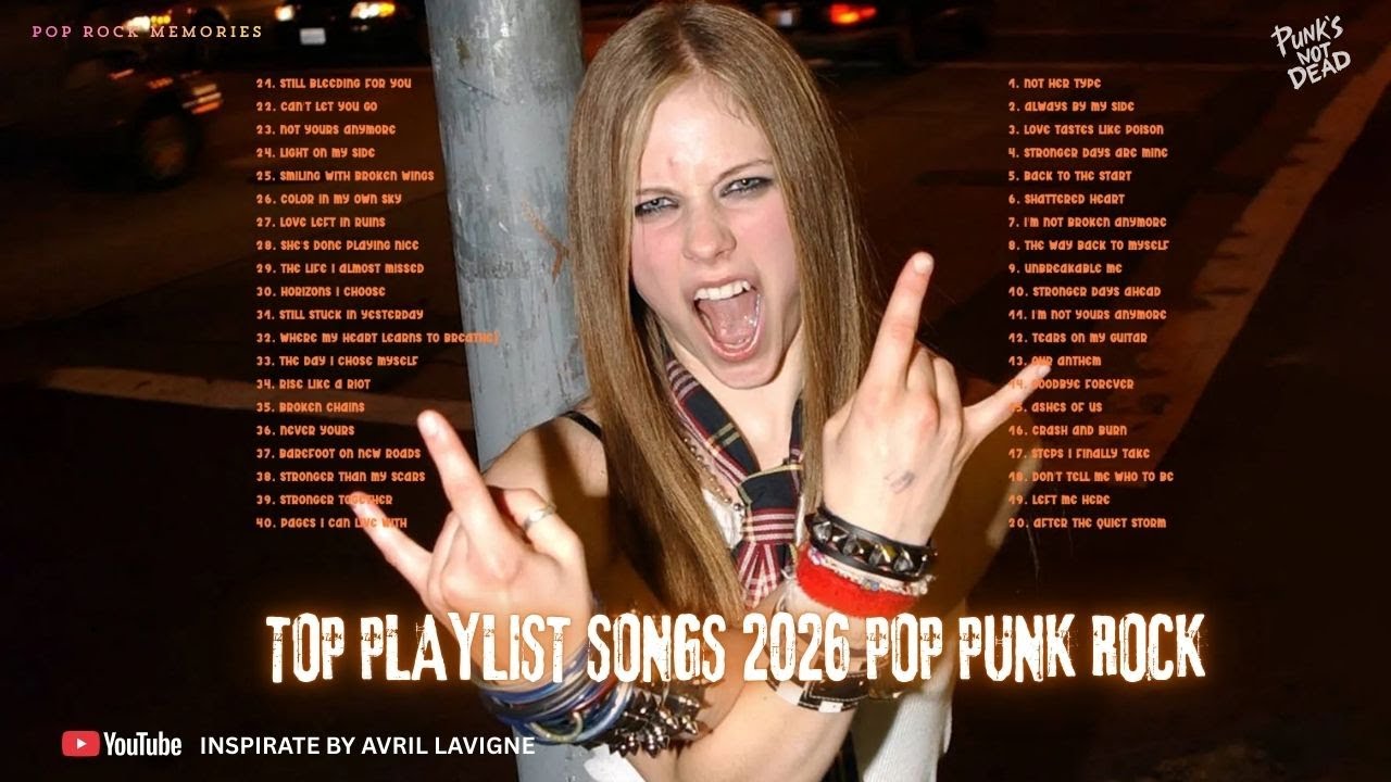 Pop Punk and Pop Rock music that defined generations. From the rebellious energy of the 2000s