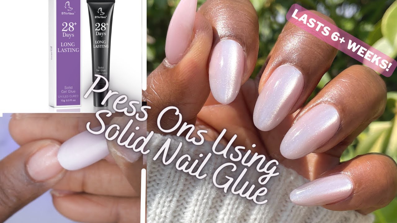 How to Apply Press Ons using Solid Nail Glue | BTArtBox X-Coat Tips Kit | Gel X Nails Like a Pro