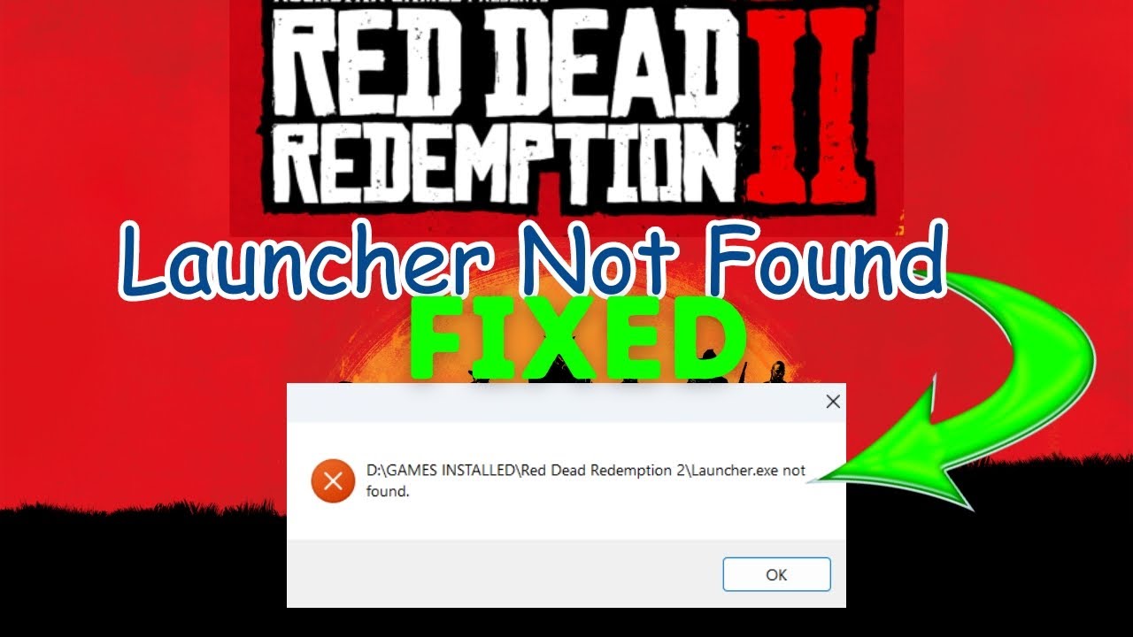 Red Dead Redemption 2 | RDR2 launcher.exe not found FIX 1000%#fitgirl#dodi#launcher