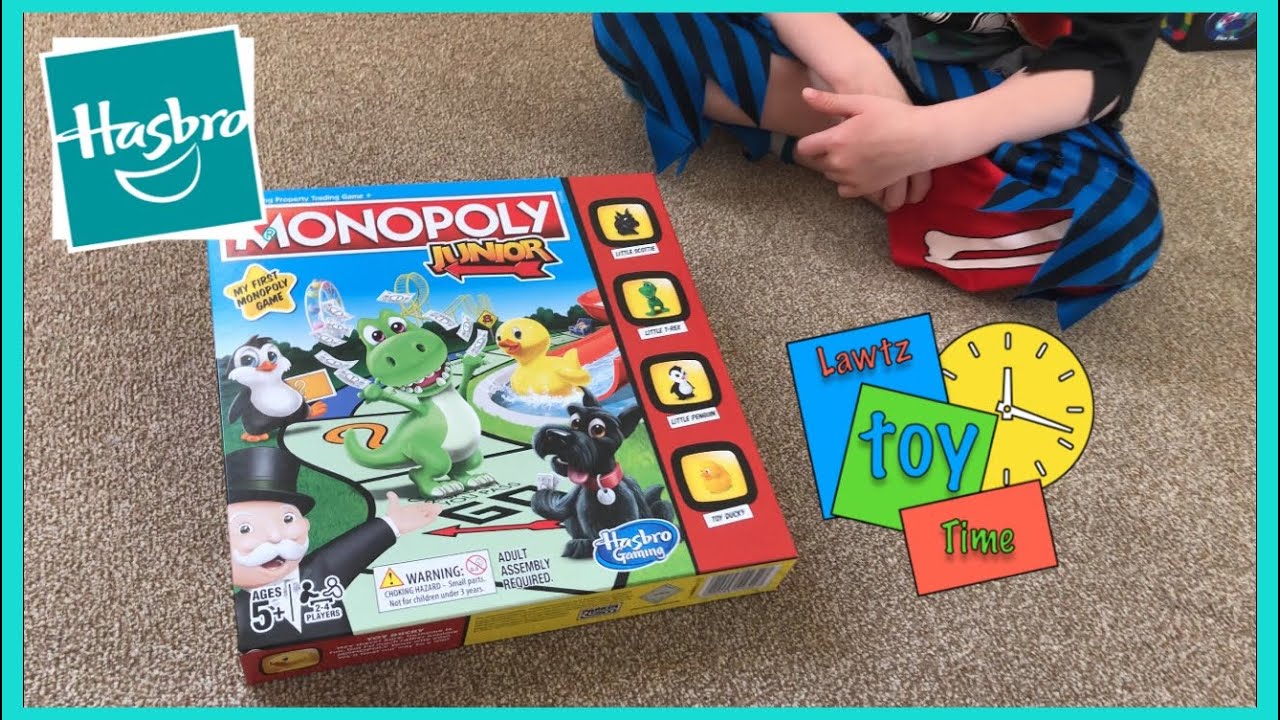Monopoly Junior for Kids! Hasbro Games | Lawtz Toy Time