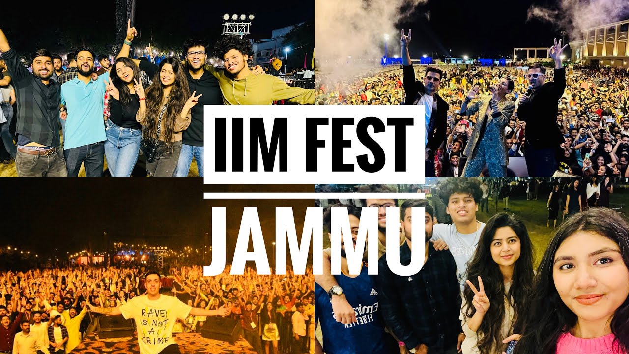 IIM JAMMU FEST | EDM - KEVU | MEET BROS in Jammu | EMPYREAN | vlog | 