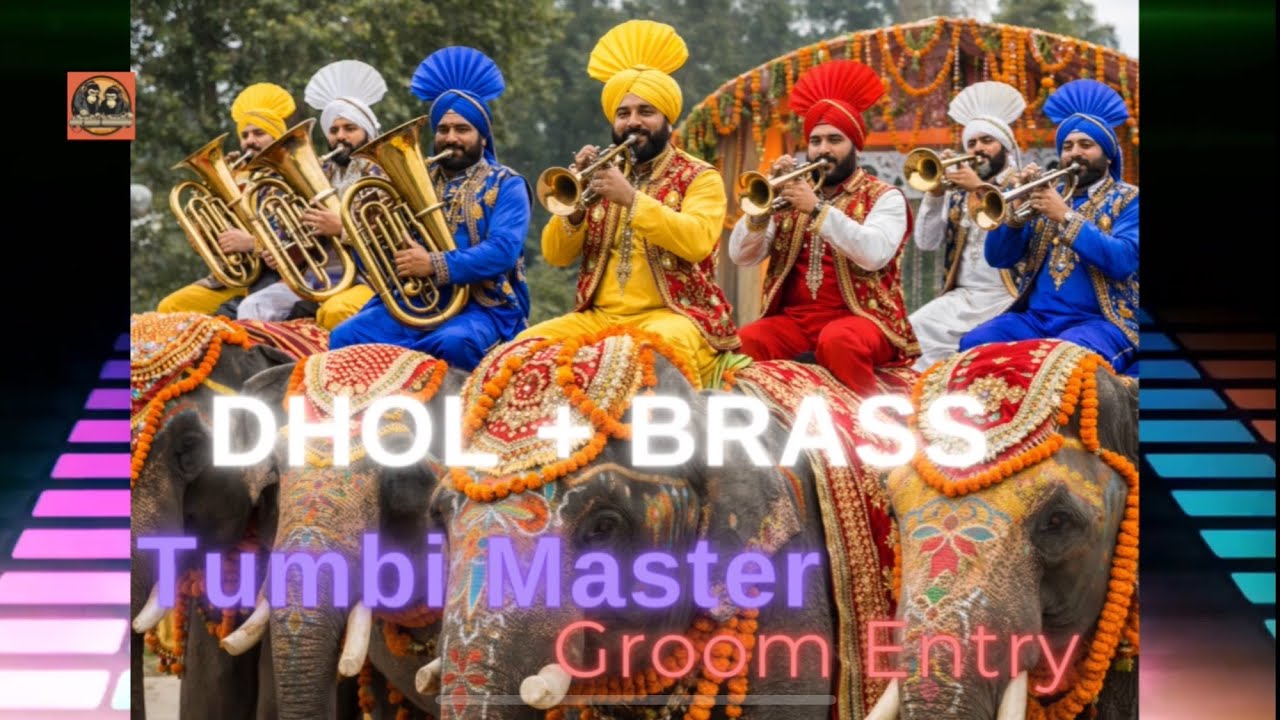 Punjabi Dhol Brass Band 🔥 | Wedding Baraat Instrumental