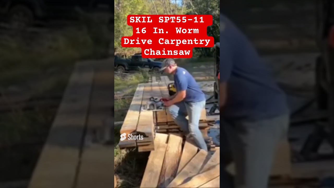 SKIL SPT55-11 16 In. Worm Drive Carpentry Chainsaw 