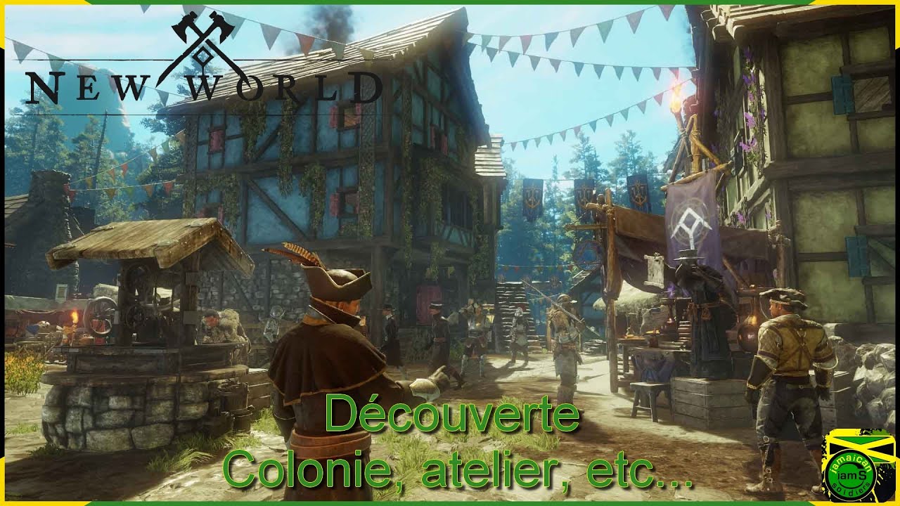 Découverte de New World - Présentation colonie, atelier, etc... - #02 - FR - HD