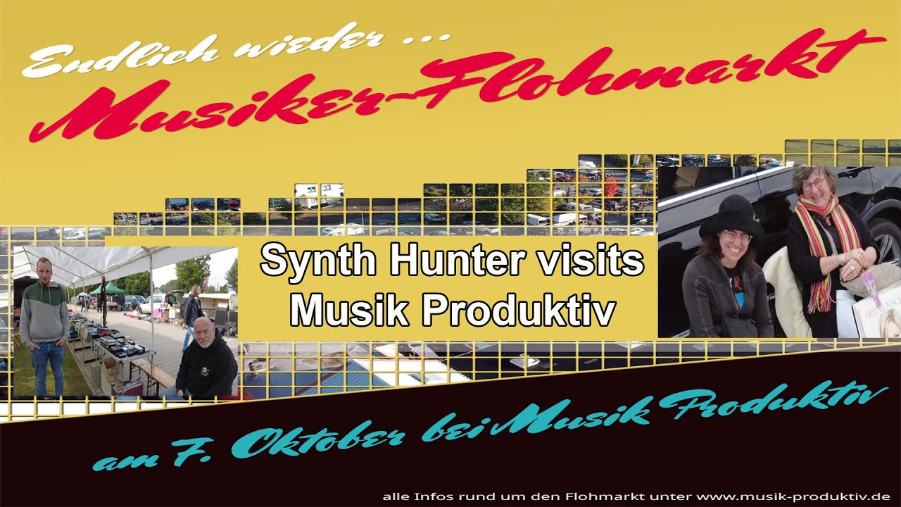 Synth Hunter visits Musik Produktiv Musikerflohmarkt 2023