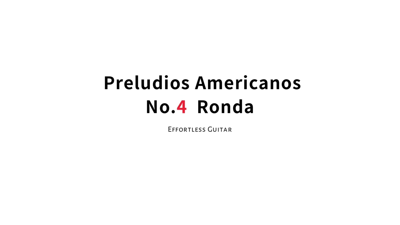 Preludios Americanos No.4  Ronda ~ A. Carlevaro