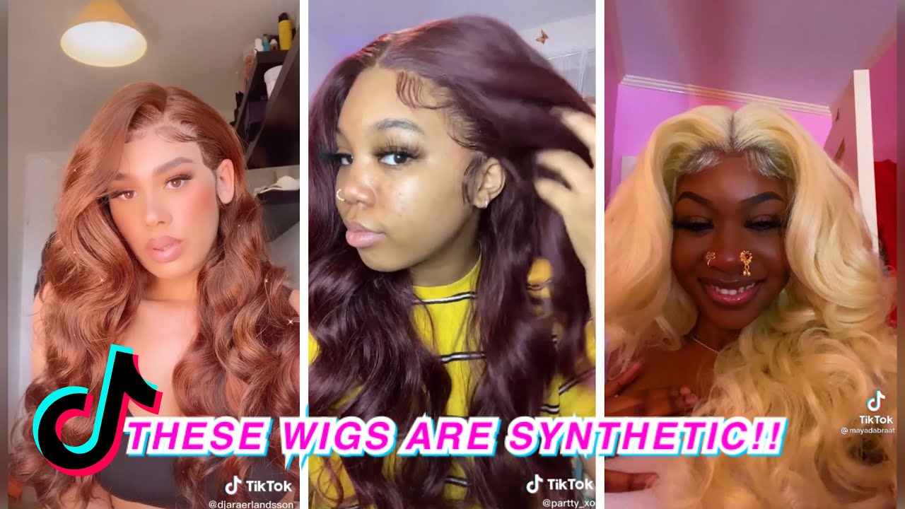 SENSATIONNEL LACE WIG REVIEWS | Are Synthetic Wigs In?