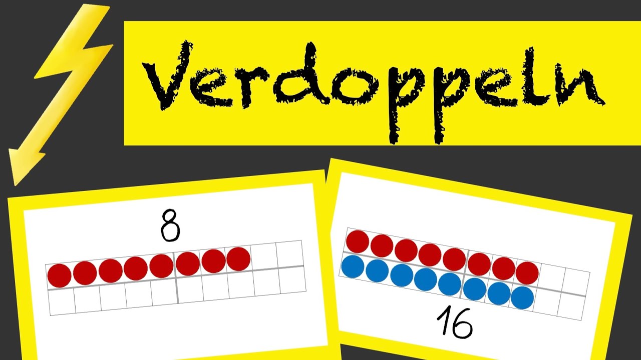 ABFRAGE || Verdoppeln der Zahlen bis 10 || Klasse 1 Grundschule Mathe || Blitzrechnen Blitzblick