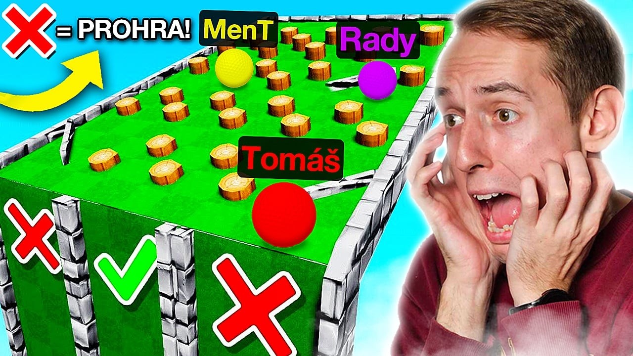 PROHRAJU MTEAM MĚSÍČNÍ TURNAJ?! 😭 | Golf With @ment3 & @RadekHradek