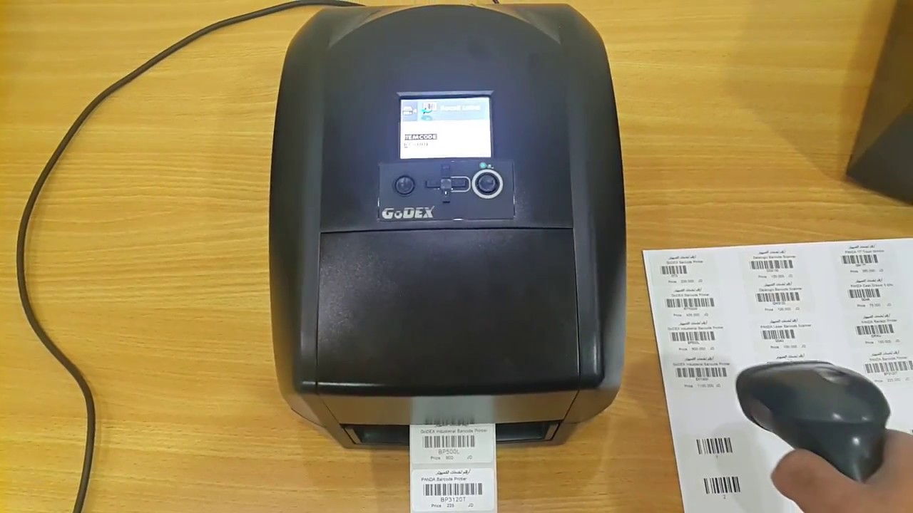 طابعة باركود ليبل رائعة Barcode Label Printer Godex RT700i