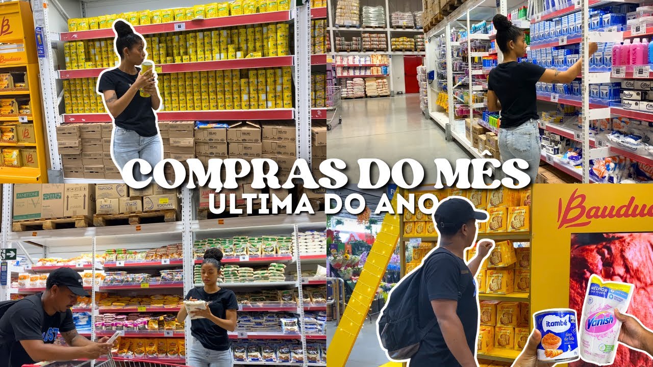 COMPRAS DO M&Ecirc;S DE DEZEMBRO | Compras simples e econ&ocirc;micas para um casal, &uacute;ltima compra do ano